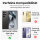 Hülle Handyhülle Stoßfeste Handy Tasche Ultra-Dünn Case Leder Bumper für Samsung Galaxy S24 Ultra Grau