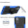 Schutz Hülle Xiaomi Handy Tasche Case Cover Silikon Schale Outdoor Handyhülle BF Xiaomi Redmi Note 10 Pro Blau