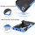 Schutz Hülle Xiaomi Handy Tasche Case Cover Silikon Schale Outdoor Handyhülle BF Xiaomi Redmi Note 10 Pro Blau