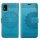 Handyhülle für ZTE Blade A71 – Klapphülle Mandala Blau