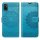 Handyhülle für ZTE Blade A71 – Klapphülle Mandala Blau