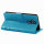 Huawei Handy Tasche Handyhülle Schutz Hülle Blumen Flip Cover Buch Case Etui Huawei Mate 20 Lite Blau