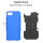 Handy Tasche für Apple iPhone Panzer Cover Case Schutz Hülle Etui Schale Bumper Apple iPhone SE 2020 Blau