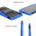 Handy Tasche für Apple iPhone Panzer Cover Case Schutz Hülle Etui Schale Bumper Apple iPhone SE 2020 Blau