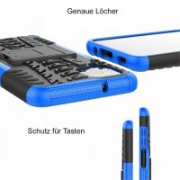 Handy Tasche für SAMSUNG Galaxy Hülle Handyhülle Schutzhülle Outdoor Case Schale Galaxy S20 FE SM-G780F Blau