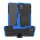 Handy Tasche für SAMSUNG Galaxy Hülle Handyhülle Schutzhülle Outdoor Case Schale Galaxy S20 FE SM-G780F Blau