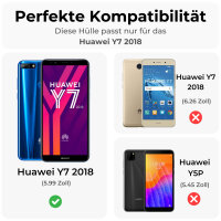 Huawei Y7 2018 TPU Silikon Hülle Handyhülle...