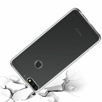 Huawei Y7 2018 TPU Silikon Hülle Handyhülle Schale Tasche Case +PANZERSCHUTZGLAS