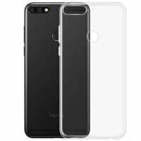 Huawei Y7 2018 TPU Silikon Hülle Handyhülle Schale Tasche Case +PANZERSCHUTZGLAS