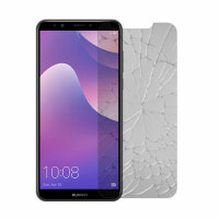 Huawei Y7 2018 TPU Silikon Hülle Handyhülle Schale Tasche Case +PANZERSCHUTZGLAS