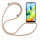 Handykette für Xiaomi Redmi A1 Handyhülle mit Band Hülle mit Kordel Handy Tasche Beige / Braun