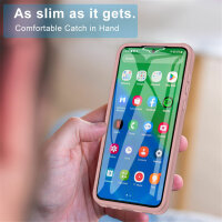 360° Grad Hülle für Samsung Galaxy S23 vollschutz Integriertem Displayschutz Rosa