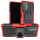 Schutz Hülle Xiaomi Handy Tasche Case Cover Silikon Schale Outdoor Handyhülle BF Xiaomi Redmi Note 10 Rot