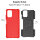 Schutz Hülle Xiaomi Handy Tasche Case Cover Silikon Schale Outdoor Handyhülle BF Xiaomi Redmi Note 10 Rot