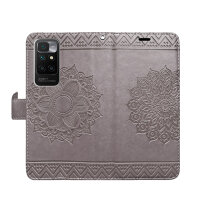 Handyhülle Xiaomi Redmi 10 2022 Hülle Handy Tasche Schutzhülle Wallet Case Etui Grau