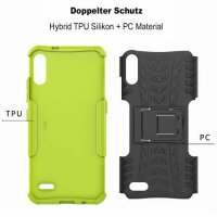 LG K22 Hülle Handy Tasche Outdoor Case Back Cover Handyhülle Schutzhülle Bumper