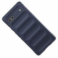 Hülle für Google Pixel 6A Handyhülle Handy Tasche Back Cover Bumper TPU Case Blau