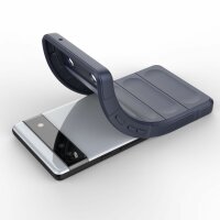 Hülle für Google Pixel 6A Handyhülle Handy Tasche Back Cover Bumper TPU Case Blau