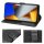 Handyhülle Hülle für Xiaomi POCO M4 Pro 4G, Handy Tasche Schutz Flip Case Schale Schwarz
