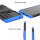 Handy Tasche für Samsung Galaxy Case Panzer Hülle Cover Schutzhülle Etui Bumper Galaxy S20 Ultra SM-G988 Blau