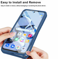 Handy Tasche für Xiaomi 12T/12T Pro 360° Grad Handyhülle mit Displayschutz