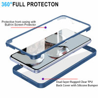 Handy Tasche für Xiaomi 12T/12T Pro 360° Grad Handyhülle mit Displayschutz