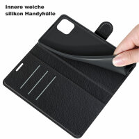 Realme, Handy Tasche Handyhülle Hülle Schutzhülle Klapphülle Flip Case Etui Book Realme C11 ( 2021 )