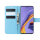 Handy Tasche für Samsung Galaxy A51 SM-A515 Hülle Case Buchhülle Klapphülle TPU PU-Leder Hellblau