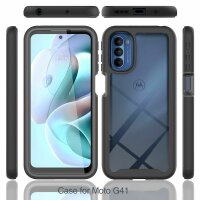 Motorola Moto G31 / G41 Hülle 360 Grad Cover Outdoor Case mit Displayschutzfolie