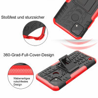 Realme C21Y / C25Y, Hülle Schutzhülle Handy Tasche Outdoor Case Cover Bumper TPU Rot