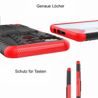 Realme C21Y / C25Y, Hülle Schutzhülle Handy Tasche Outdoor Case Cover Bumper TPU Rot