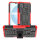 Realme C21Y / C25Y, Hülle Schutzhülle Handy Tasche Outdoor Case Cover Bumper TPU Rot