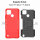 Realme C21Y / C25Y, Hülle Schutzhülle Handy Tasche Outdoor Case Cover Bumper TPU Rot