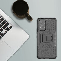 Hülle für Samsung Galaxy A53 5G - Schutzhülle Handyhülle Tasche Bumper  Case TPU Schwarz
