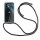 betterfon Handykette für Motorola Moto G13 / G23 Handyhülle mit Band Hülle Schwarz