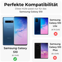 Handy Tasche für Samsung Galaxy Case Panzer Hülle Cover Schutzhülle Etui Bumper Galaxy S10 SM-G973 Grün
