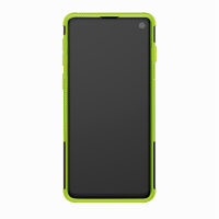 Handy Tasche für Samsung Galaxy Case Panzer Hülle Cover Schutzhülle Etui Bumper Galaxy S10 SM-G973 Grün