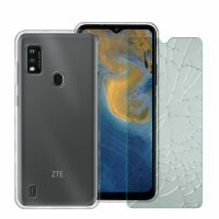 ZTE Blade A51 Transparent Schutz Hülle Handy Tasche...