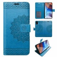 Handy Tasche für ZTE Blade Hülle Schutzhülle Klapphülle Flip Case Schale Etui BF Blau Blade A31