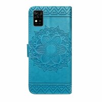 Handy Tasche für ZTE Blade Hülle Schutzhülle Klapphülle Flip Case Schale Etui BF Blau Blade A31
