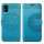 Handy Tasche für ZTE Blade Hülle Schutzhülle Klapphülle Flip Case Schale Etui BF Blau Blade A31