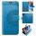 Handy Tasche für ZTE Blade Hülle Schutzhülle Klapphülle Flip Case Schale Etui BF Blau Blade A31