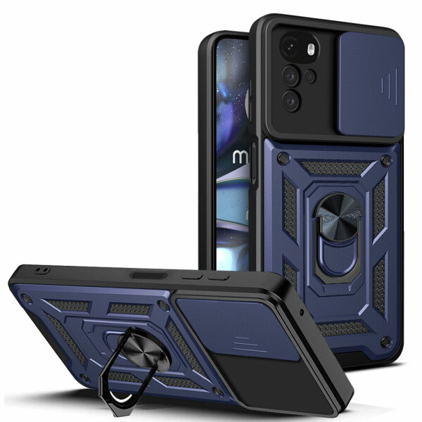 Motorola Moto G22 E32 E32s Handyhülle Handy Tasche Hülle Outdoor Back TPU Bumper