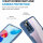 360°Grad Hülle Xiaomi Redmi Note 12 / Poco X5 5G Handyhülle mit Displayschutz Blau