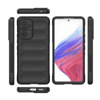 Handy Tasche für Samsung Galaxy A53 5G Hülle Handyhülle Outdoor Case Back Cover  Schwarz