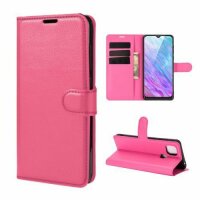 Handyhülle für ZTE Blade A5 2020 – Klapphülle PU-Leder Pink