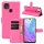 Handyhülle für ZTE Blade A5 2020 – Klapphülle PU-Leder Pink