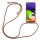 Handykette für Samsung Handyhülle mit Band Schutz Hülle Handy Tasche mit Schnur Samsung Galaxy A22 4G Rainbow