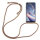 Oppo Hülle mit Band Schutzhülle Handykette Seil Silikon Handy Tasche mit Schnur Oppo Reno4 Z 5G Rainbow