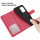 Hülle für Xiaomi 13 Lite Handyhülle Handy Tasche Klapphülle Wallet Case Etui Rot